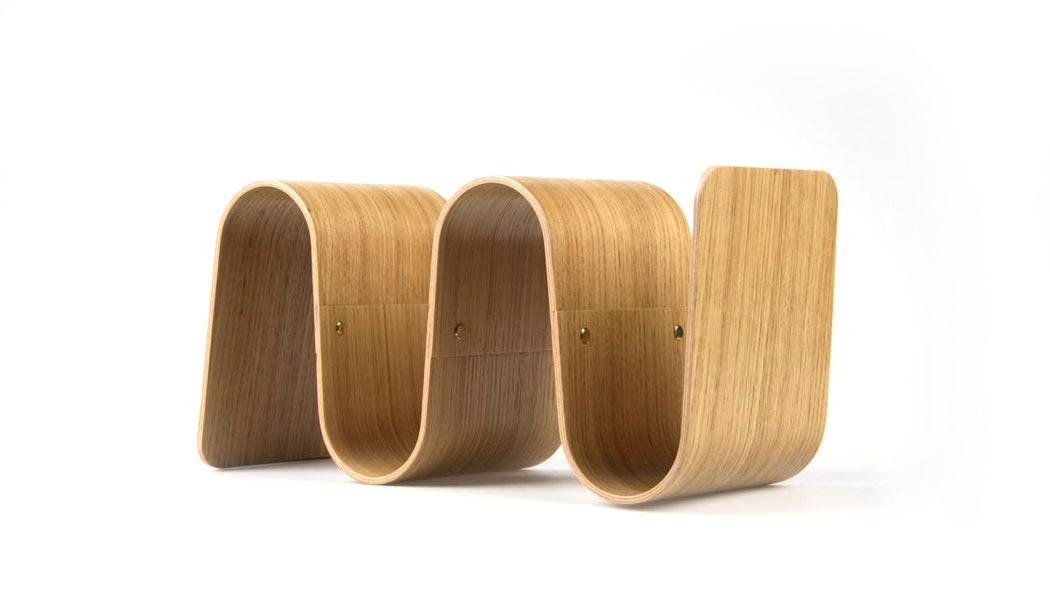 MEANDER könyvtámasz tölgy - nagy