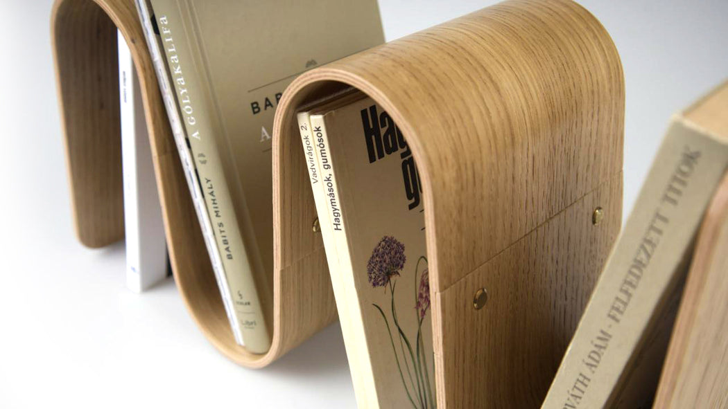 MEANDER könyvtámasz tölgy - nagy