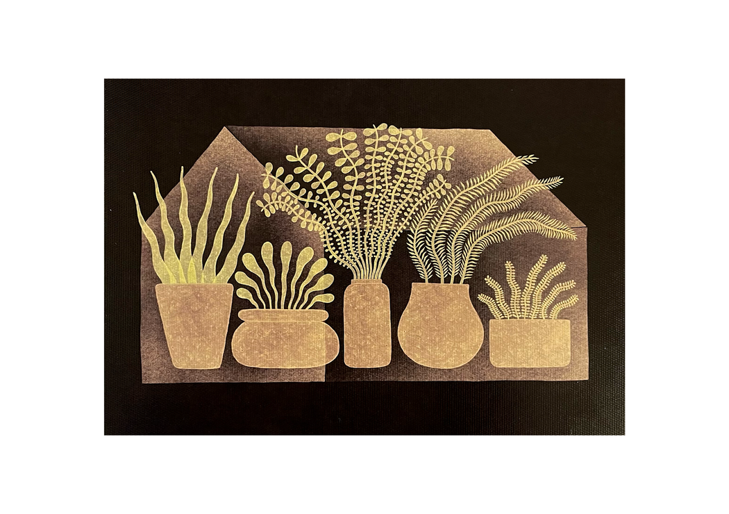 Human x Garden: Household Plants print